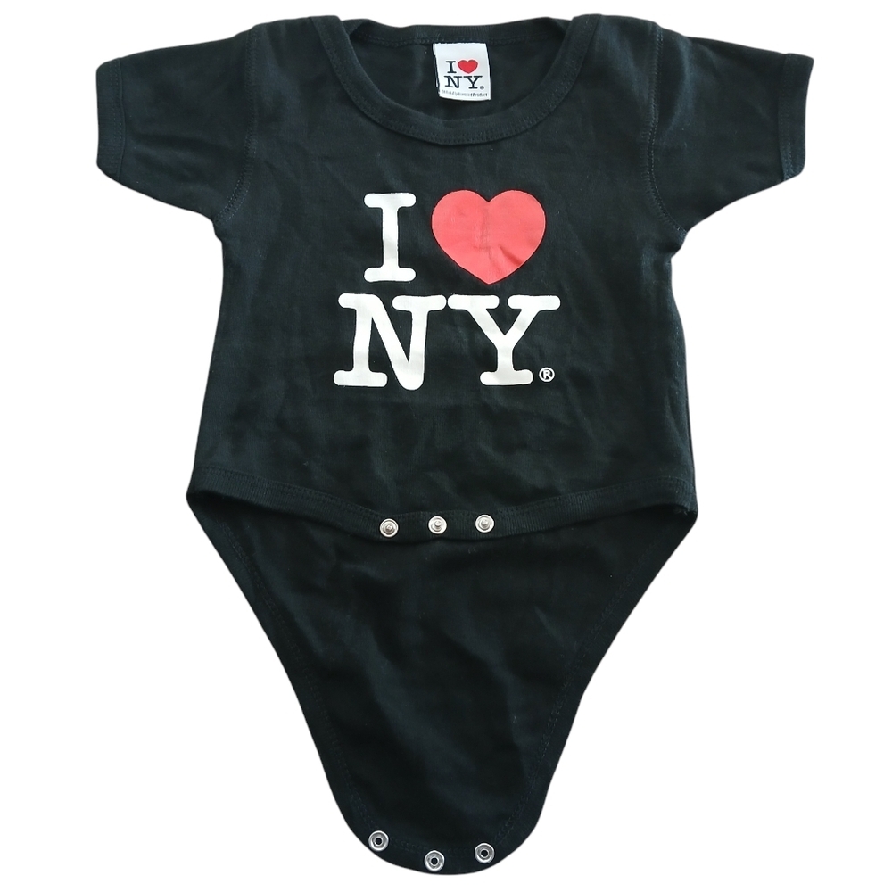 #0346 I LOVE NY Baby Bodysuit Onesie Size 12M